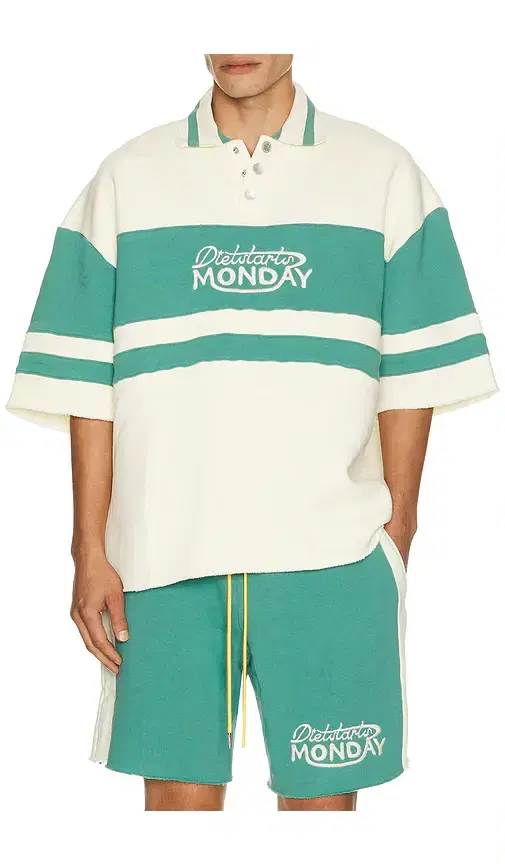 Diet Starts Monday Fleece Panel Polo
