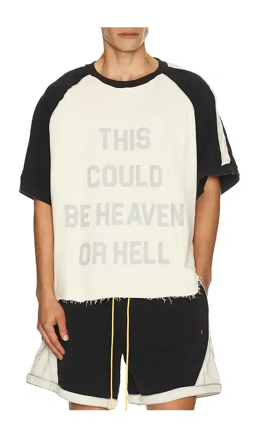 Diet Starts Monday Heaven or Hell Raglan Tee