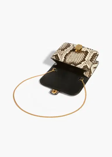 Khaite Blake Nano Bag In Natural Python | Thumbnail 3
