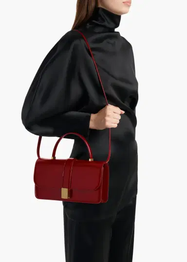 Khaite Blake Top Handle Bag In Oxblood | Thumbnail 5 Khaite Blake Top Handle Bag In Oxblood | Thumbnail 5
