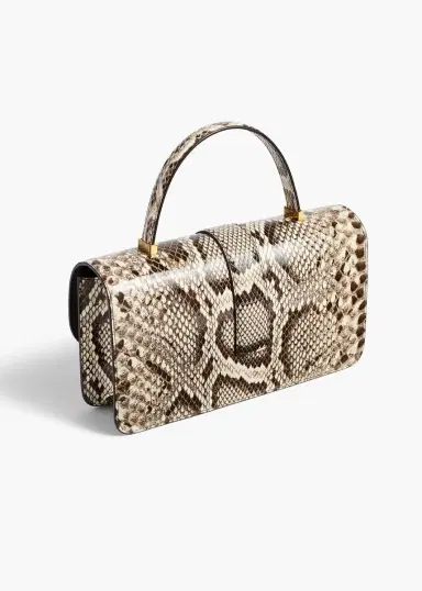 Khaite Blake Top Handle Bag In Natural Python | Thumbnail 2