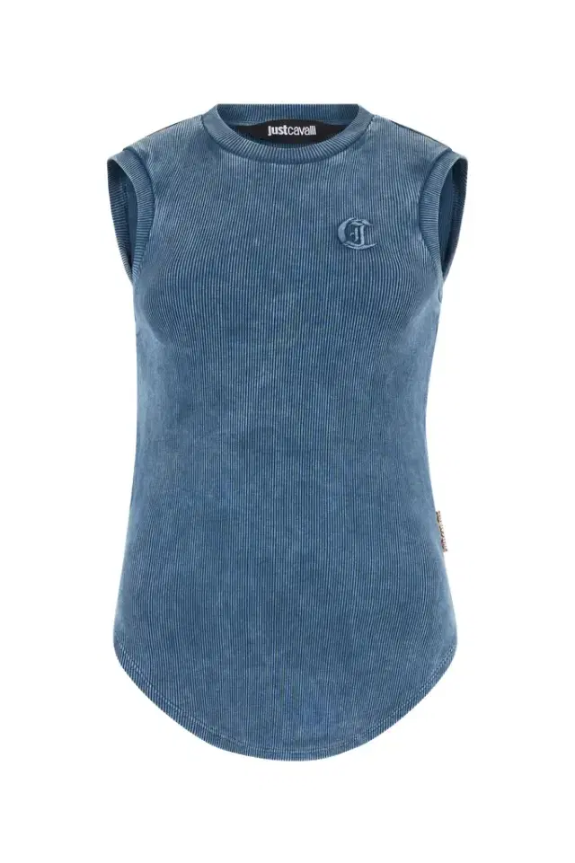 Roberto Cavalli Tank Top With JC Monogram