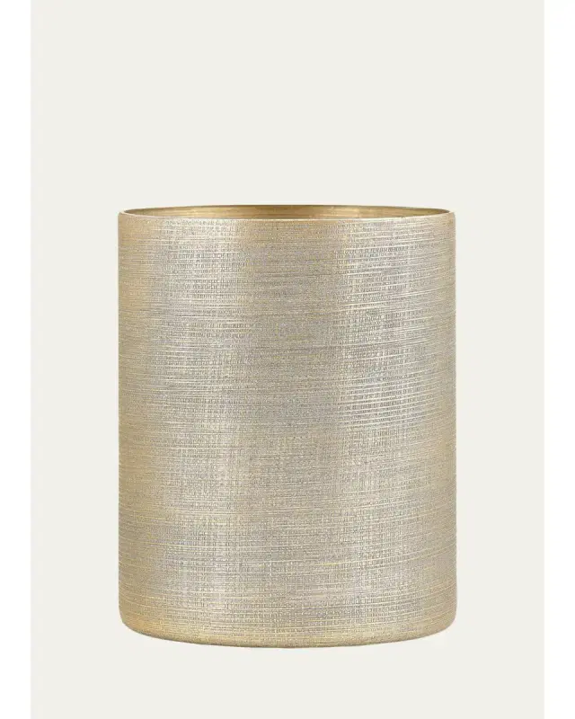 Labrazel Woven Metallic Wastebasket
