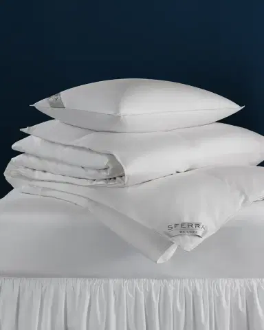 Sferra 600-Fill European Down Firm King Pillow | Thumbnail 1