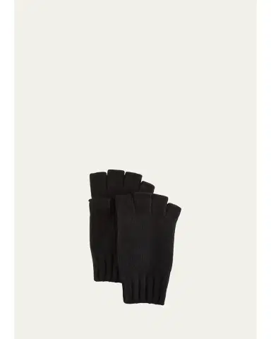 Bergdorf Goodman Men's Cashmere Fingerless Gloves | Thumbnail 1
