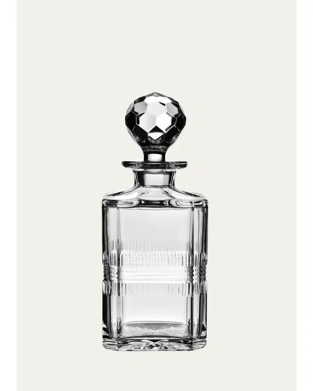 William Yeoward Crystal Gemma Square Decanter Gift Set
