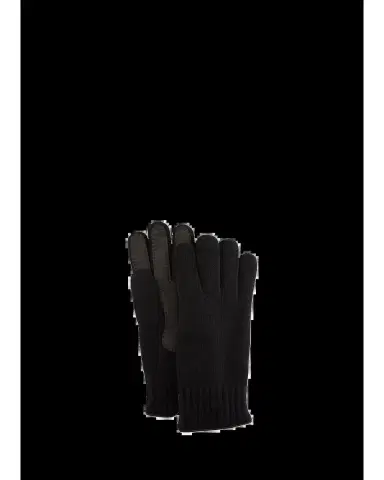Bergdorf Goodman Men's Cashmere Jersey Gloves w/ Deerskin Palms | Thumbnail 2