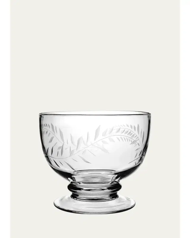 William Yeoward Crystal Jasmine Footed Serving Bowl