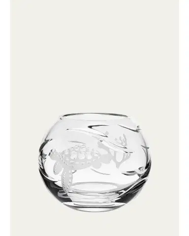 William Yeoward Crystal Rose Turtle Bowl | Thumbnail 1