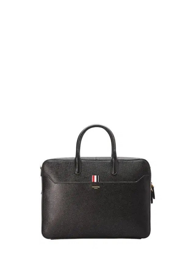 Men's Pebble Leather Business Briefcase Bag