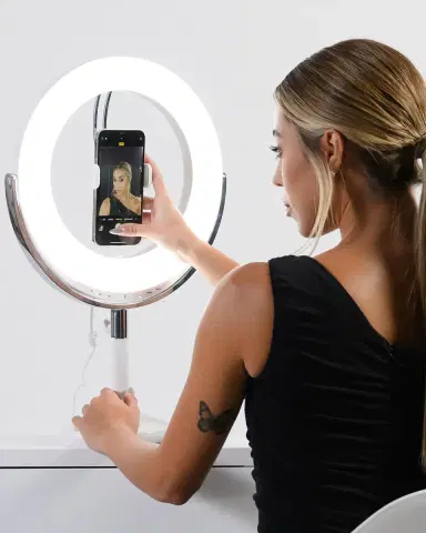Ilios Beauty Ring Makeup Mirror & Ring Light | Thumbnail 6