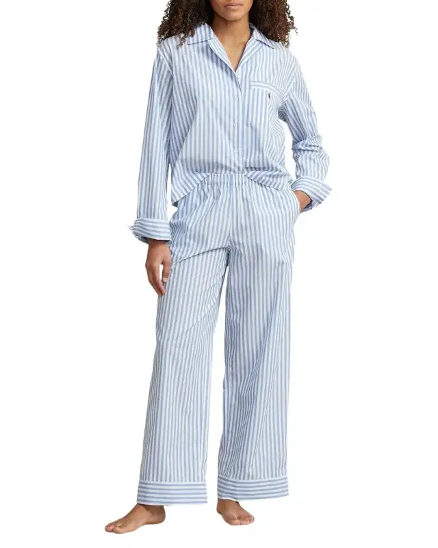 Polo Ralph Lauren The Bailey Cotton Poplin Pajama Set