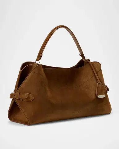 Ralph Lauren Collection The Ralph Calf-Suede Shoulder Bag | Thumbnail 3
