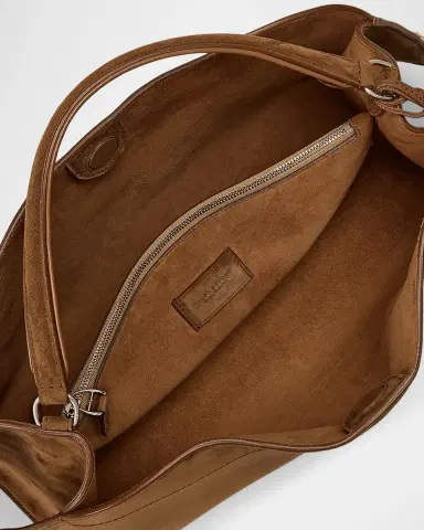 Ralph Lauren Collection The Ralph Calf-Suede Shoulder Bag | Thumbnail 4