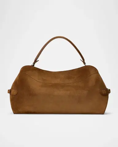 Ralph Lauren Collection The Ralph Calf-Suede Shoulder Bag | Thumbnail 7