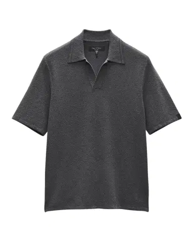 rag & bone Men's Zuma Toweling Polo Shirt | Thumbnail 1 rag & bone Men's Zuma Toweling Polo Shirt | Thumbnail 1