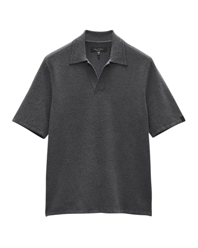 rag & bone Men's Zuma Toweling Polo Shirt