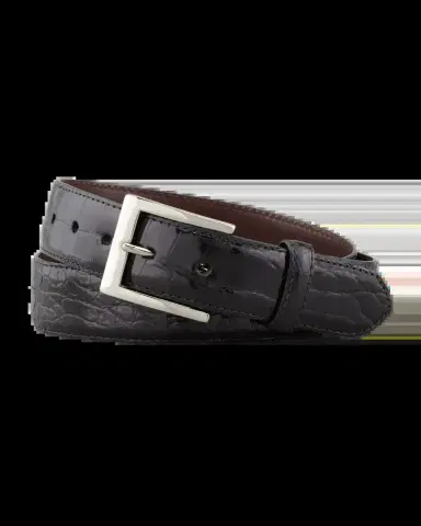 W. Kleinberg Glazed Alligator Belt | Thumbnail 2
