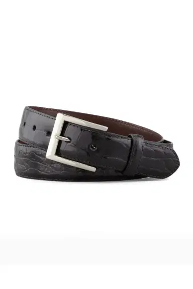 W. Kleinberg Glazed Alligator Belt | Thumbnail 3