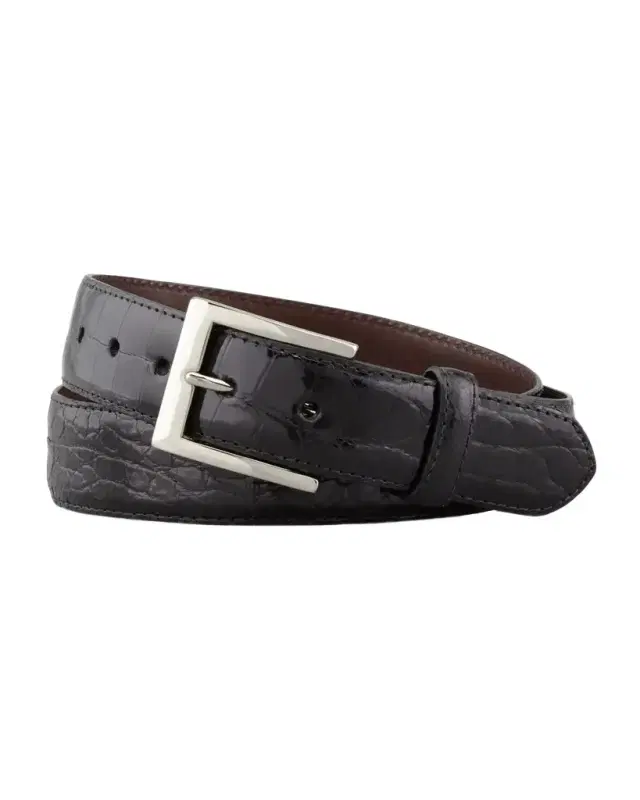 W. Kleinberg Glazed Alligator Belt