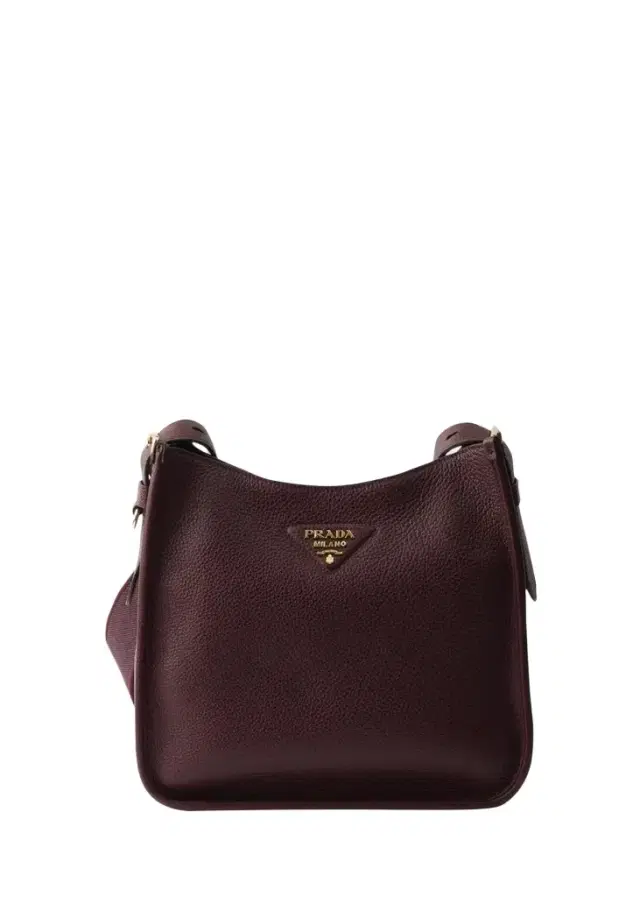 Prada Medium Daino Soft Leather Hobo Crossbody Bag
