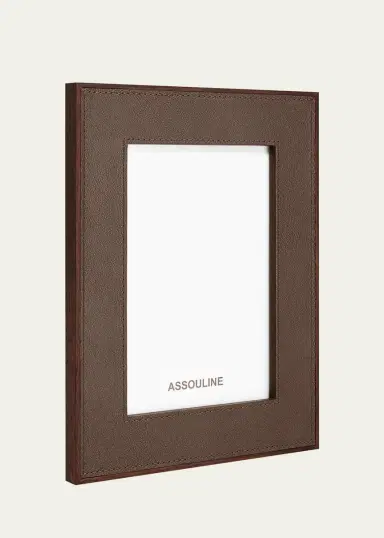 ASSOULINE Heritage Leather Frame, 5" x 7" | Thumbnail 2 ASSOULINE Heritage Leather Frame, 5" x 7" | Thumbnail 2