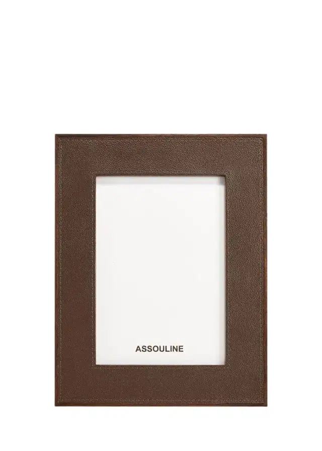 ASSOULINE Heritage Leather Frame, 5" x 7"