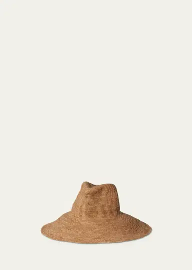 JANESSA LEONE Waverly Raffia Large Brim Hat | Thumbnail 4 JANESSA LEONE Waverly Raffia Large Brim Hat | Thumbnail 4