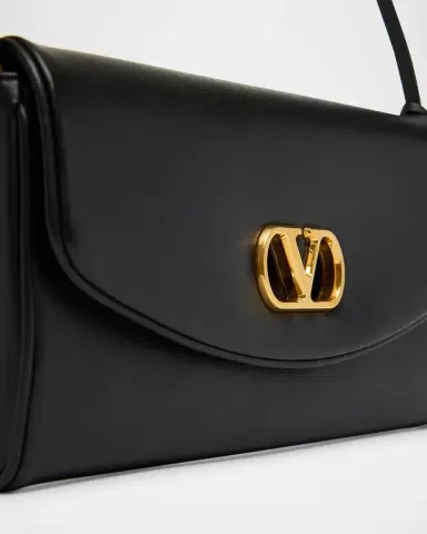 Valentino Garavani DeVain VLogo Leather Top-Handle Bag | Thumbnail 9 Valentino Garavani DeVain VLogo Leather Top-Handle Bag | Thumbnail 9