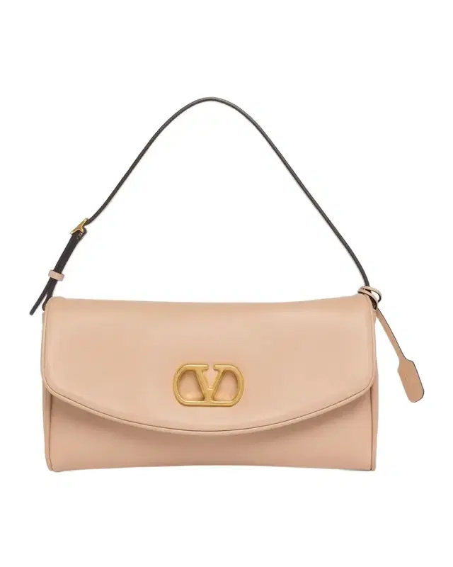Valentino Garavani DeVain VLogo Leather Top-Handle Bag