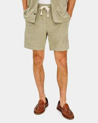 RAILS Men's Nova Terry Diamond-Jacquard Drawstring Shorts | Thumbnail 4 RAILS Men's Nova Terry Diamond-Jacquard Drawstring Shorts | Thumbnail 4