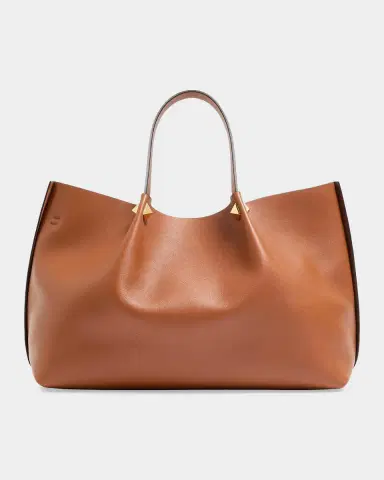Valentino Garavani Large Soft Leather Shopping Bag | Thumbnail 3