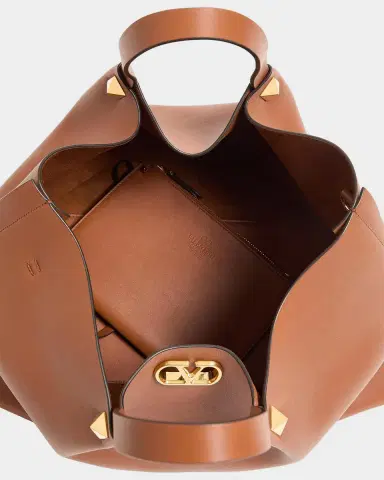 Valentino Garavani Large Soft Leather Shopping Bag | Thumbnail 4