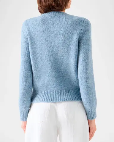 Akris punto Fluffy Alpaca-Blend Cardigan | Thumbnail 3