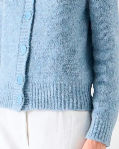 Akris punto Fluffy Alpaca-Blend Cardigan | Thumbnail 5