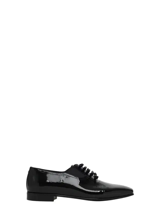 Valentino Garavani Men's Pas Des Dieux Oxfords in Patent Leather