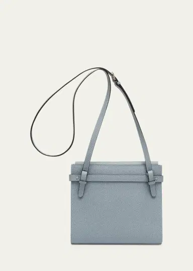 Valextra B-Tracollina Leather Shoulder Bag | Thumbnail 3