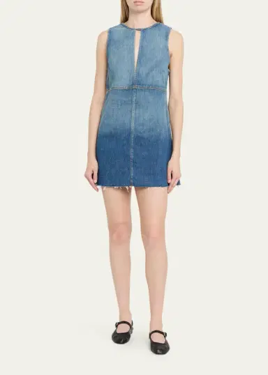 RE/DONE Tate Denim Mini Dress | Thumbnail 3 RE/DONE Tate Denim Mini Dress | Thumbnail 3
