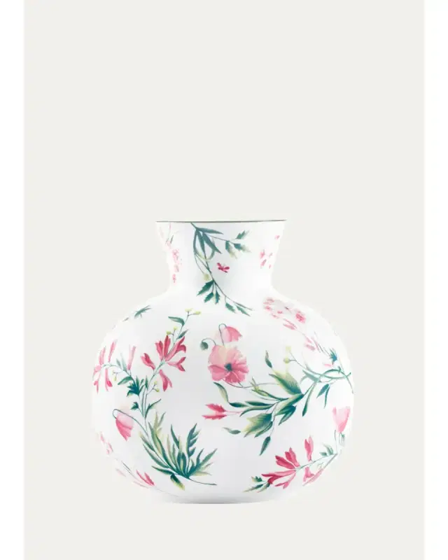 GINORI 1735 Florenza Floral Porcelain Vase