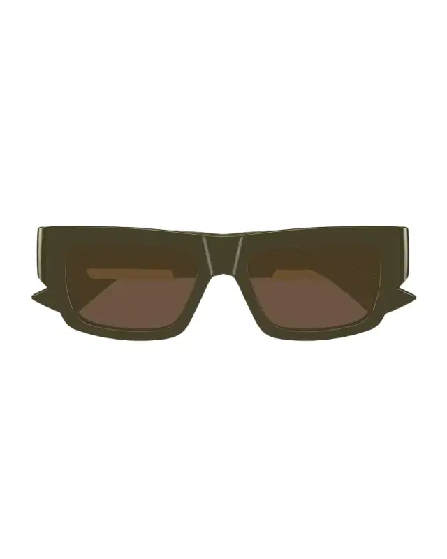 Bottega Veneta Men's Dash Rectangular Nylon Sunglasses