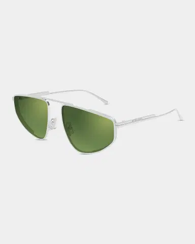 Bottega Veneta Men's Metal Aviator Sunglasses | Thumbnail 2