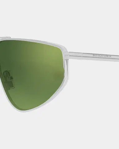 Bottega Veneta Men's Metal Aviator Sunglasses | Thumbnail 3