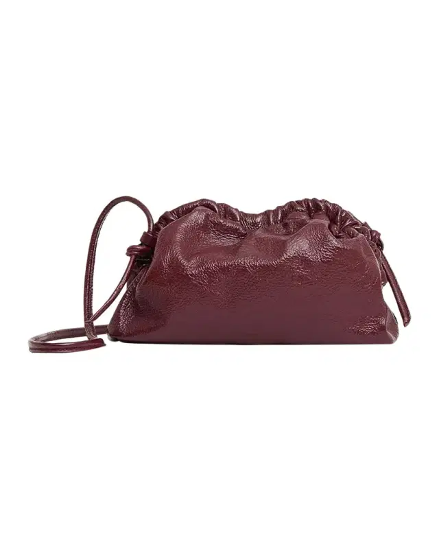 Mansur Gavriel Cloud Mini Naplak Leather Clutch Bag