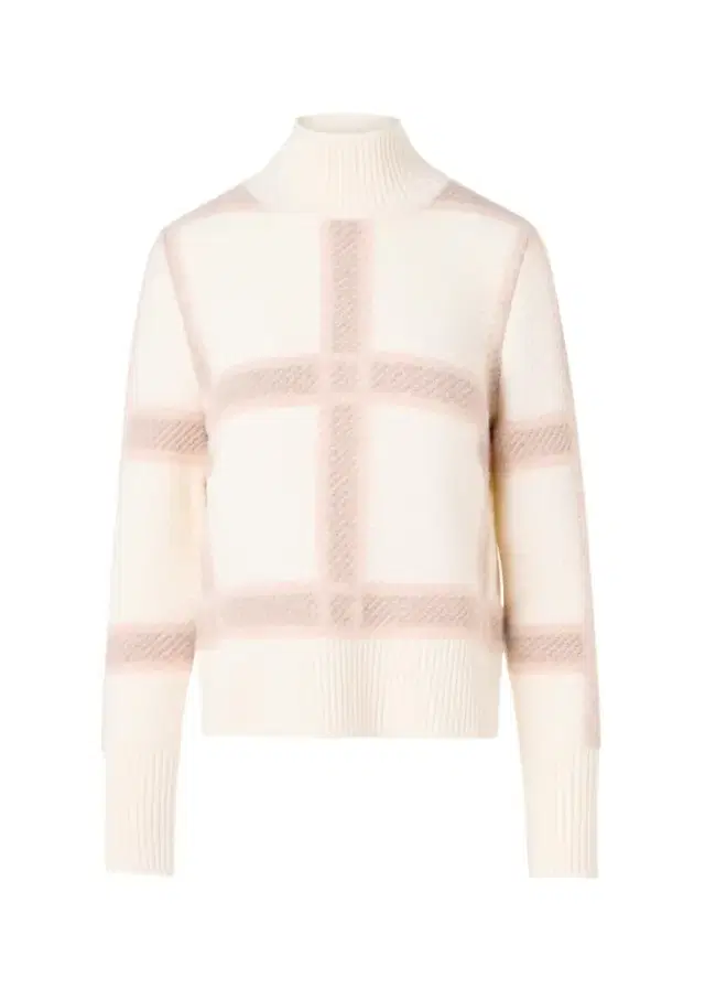 Akris punto Intarsia Plaid Wool-Cashmere Sweater