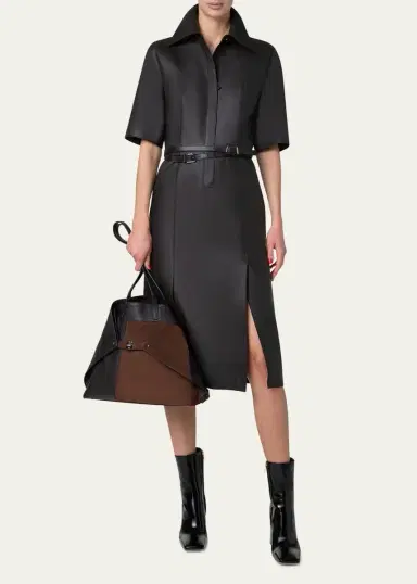 Akris Ai Medium Patchwork Leather Tote Bag | Thumbnail 4 Akris Ai Medium Patchwork Leather Tote Bag | Thumbnail 4