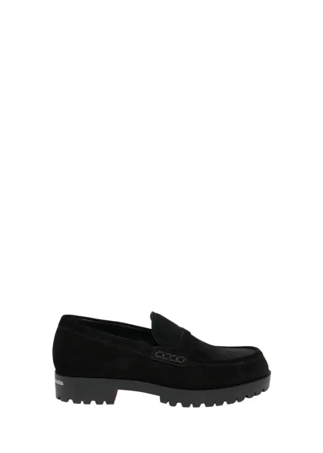 Christian Louboutin Men's Cavavin Leather Lug-Sole Penny Loafers