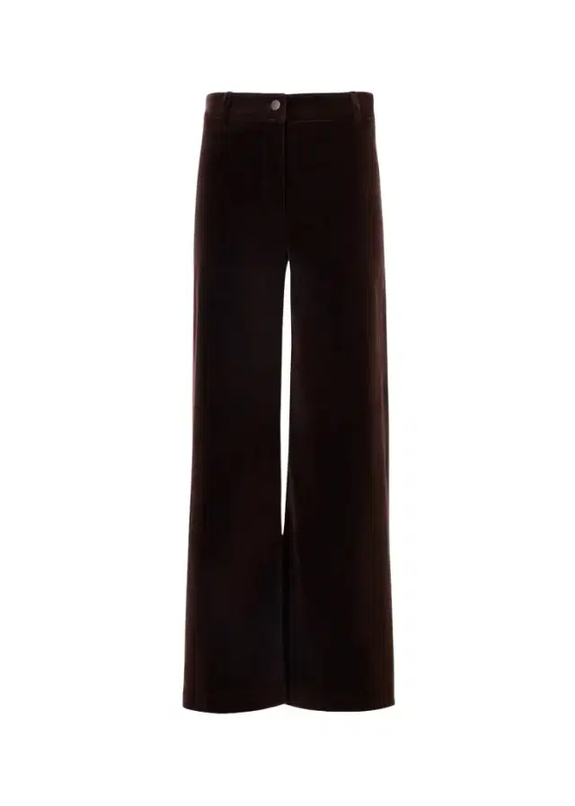 Akris punto Caia Velvet Straight-Leg Crop Trousers