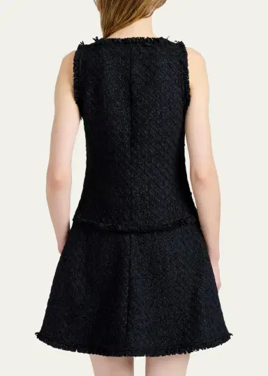 Proenza Schouler White Label Kaida Bouclé Mini Dress | Thumbnail 3