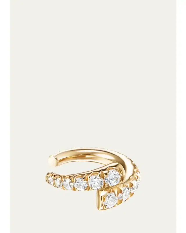Melissa Kaye Lola Graduated Diamond Ear Cuff