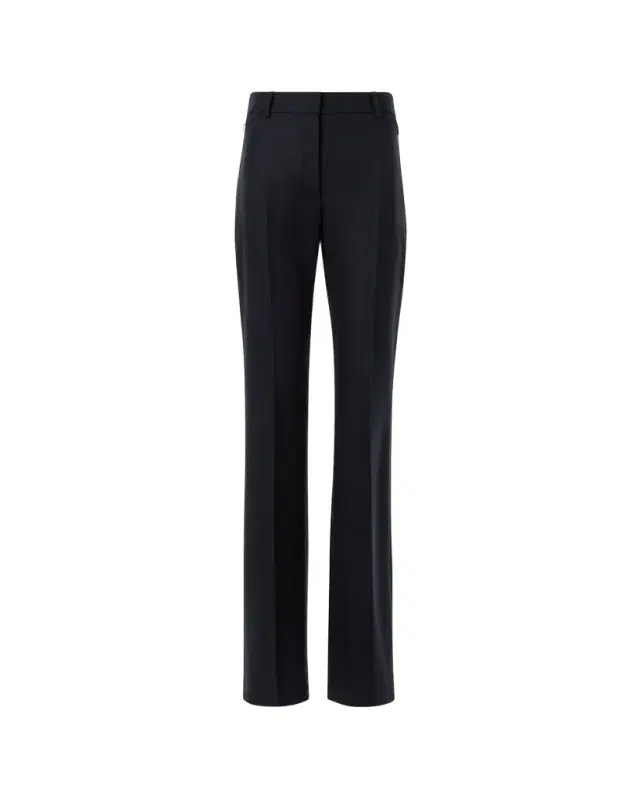 Akris Wool Stretch Flannel Bootcut Trousers